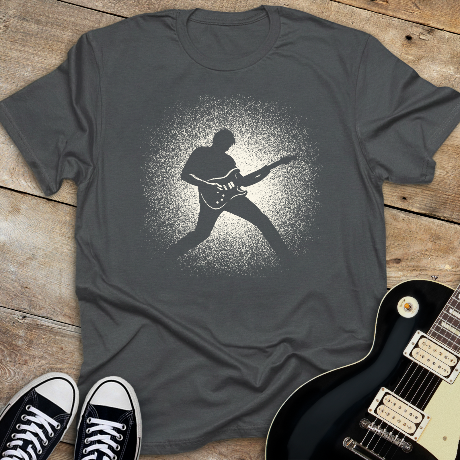 Backlit Guitarist T-shirt