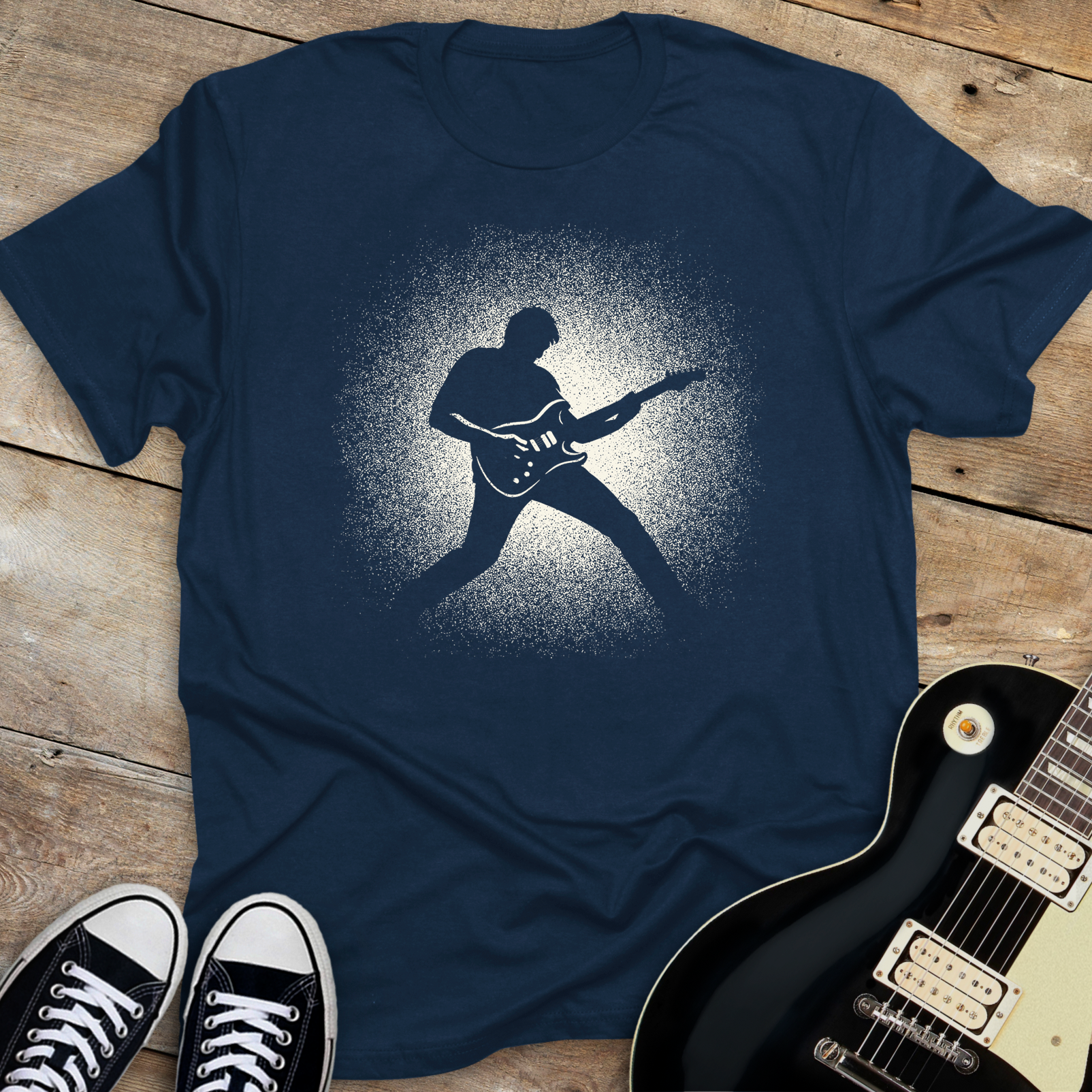 Backlit Guitarist T-shirt