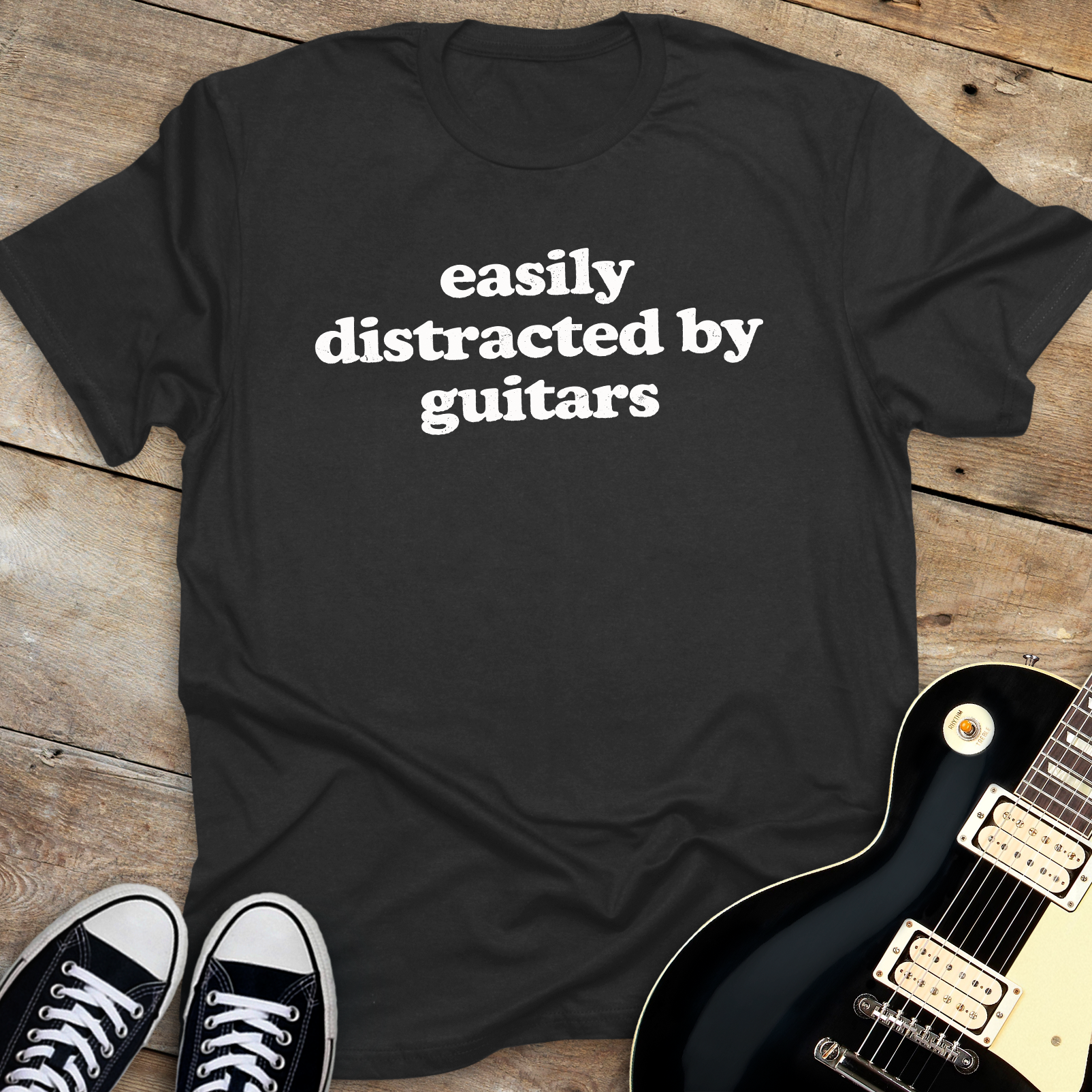 Easily Distracted By Guitars T-Shirt
