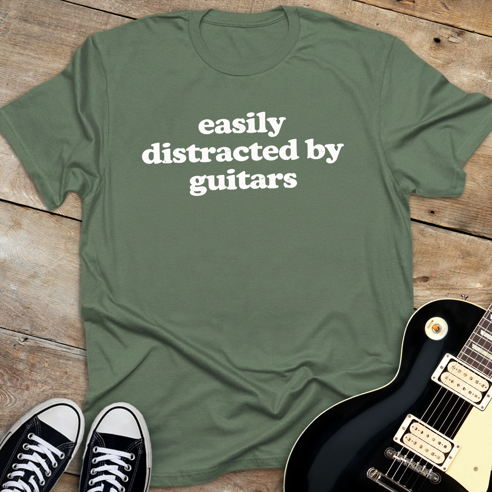 Easily Distracted By Guitars T-Shirt