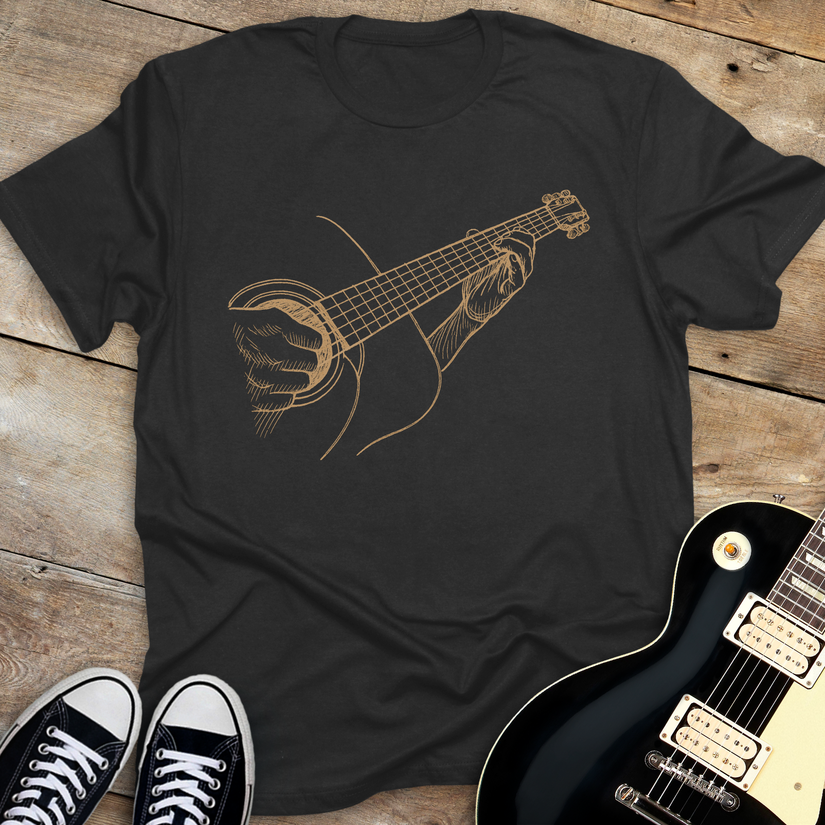 Guitarist Sketch T-shirt