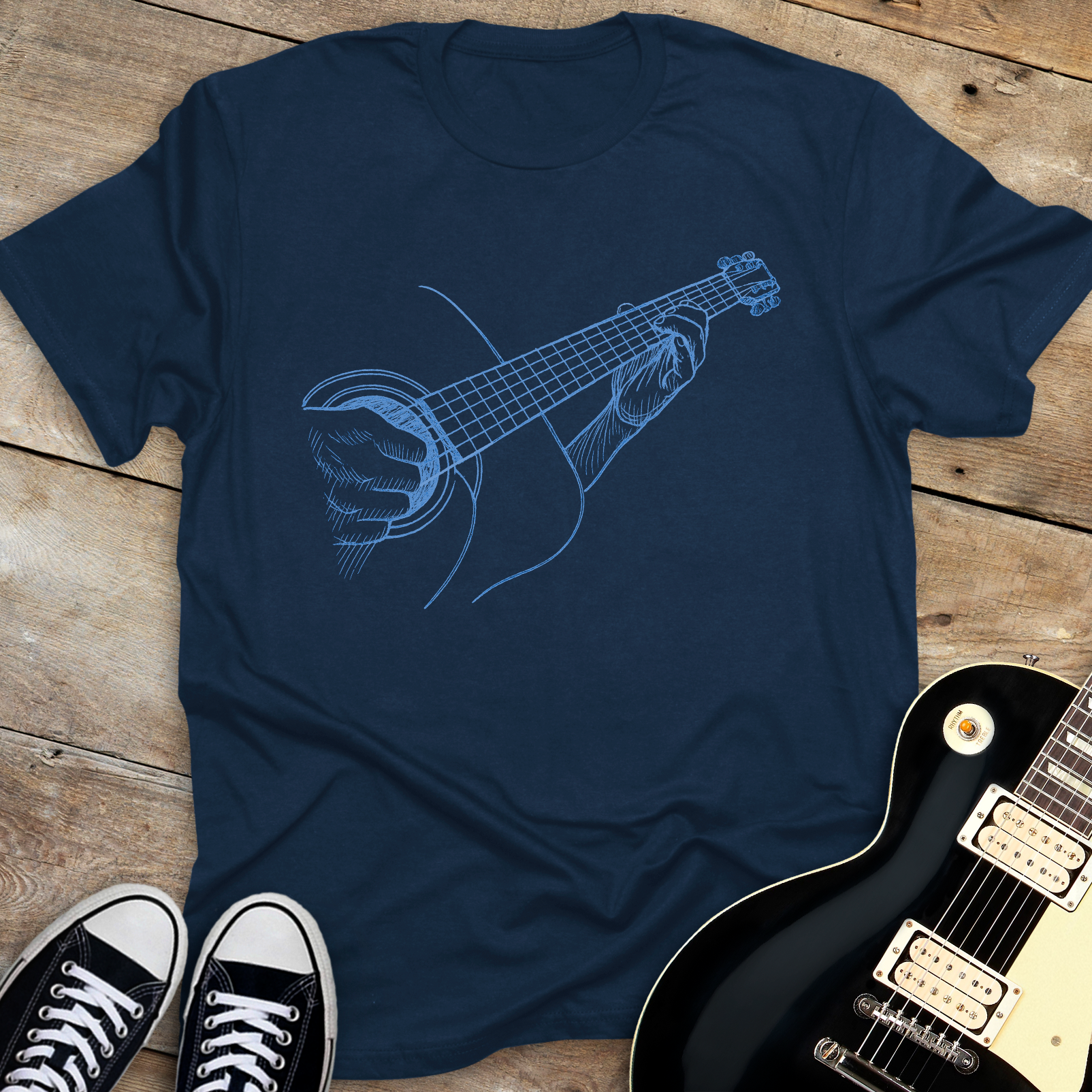 Guitarist Sketch T-shirt