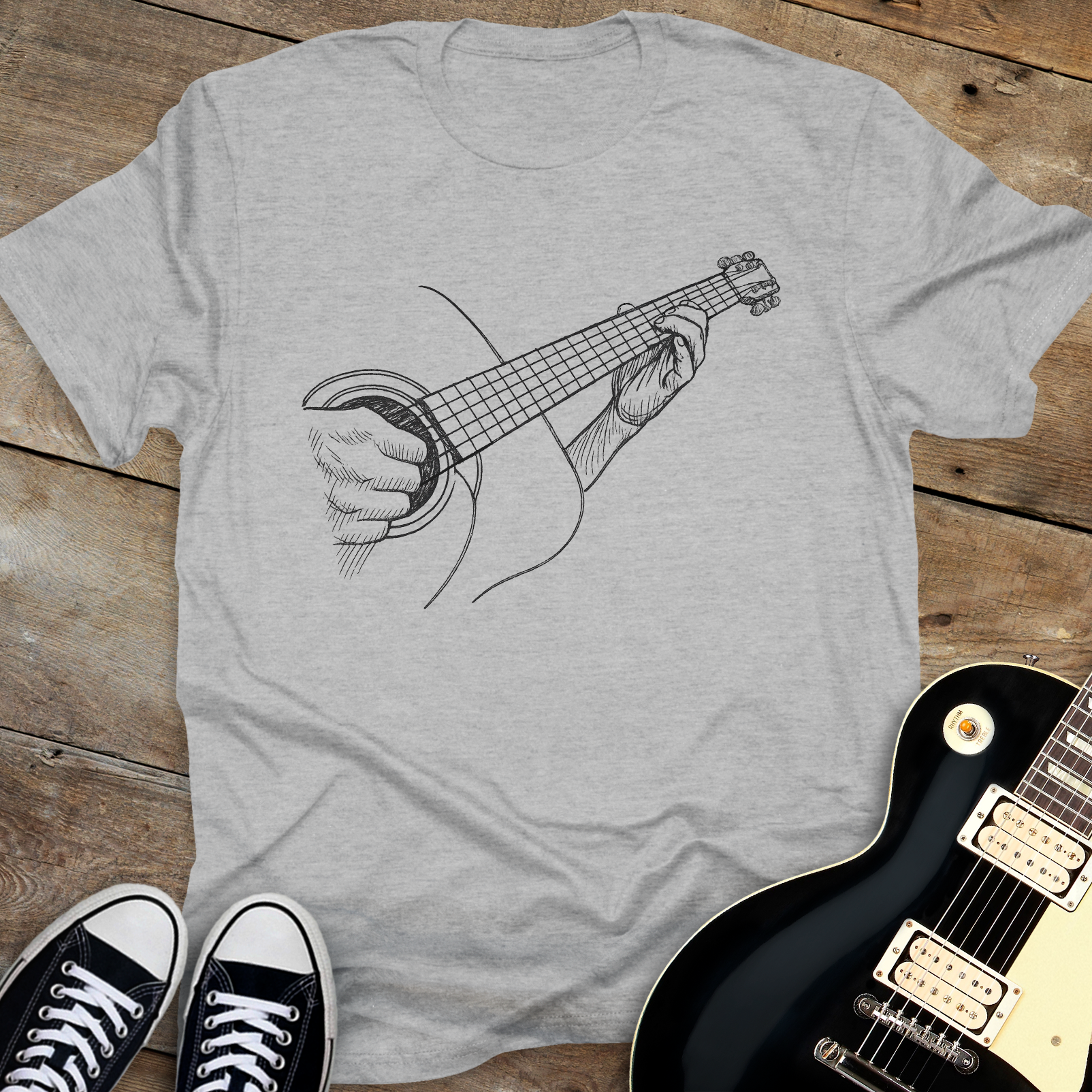 Guitarist Sketch T-shirt
