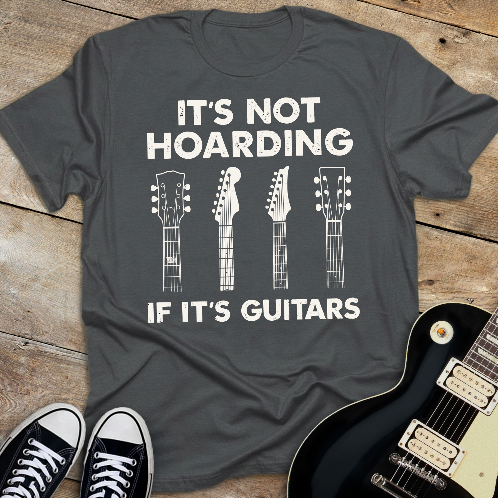 It's Not Hoarding If It's Guitars T-shirt