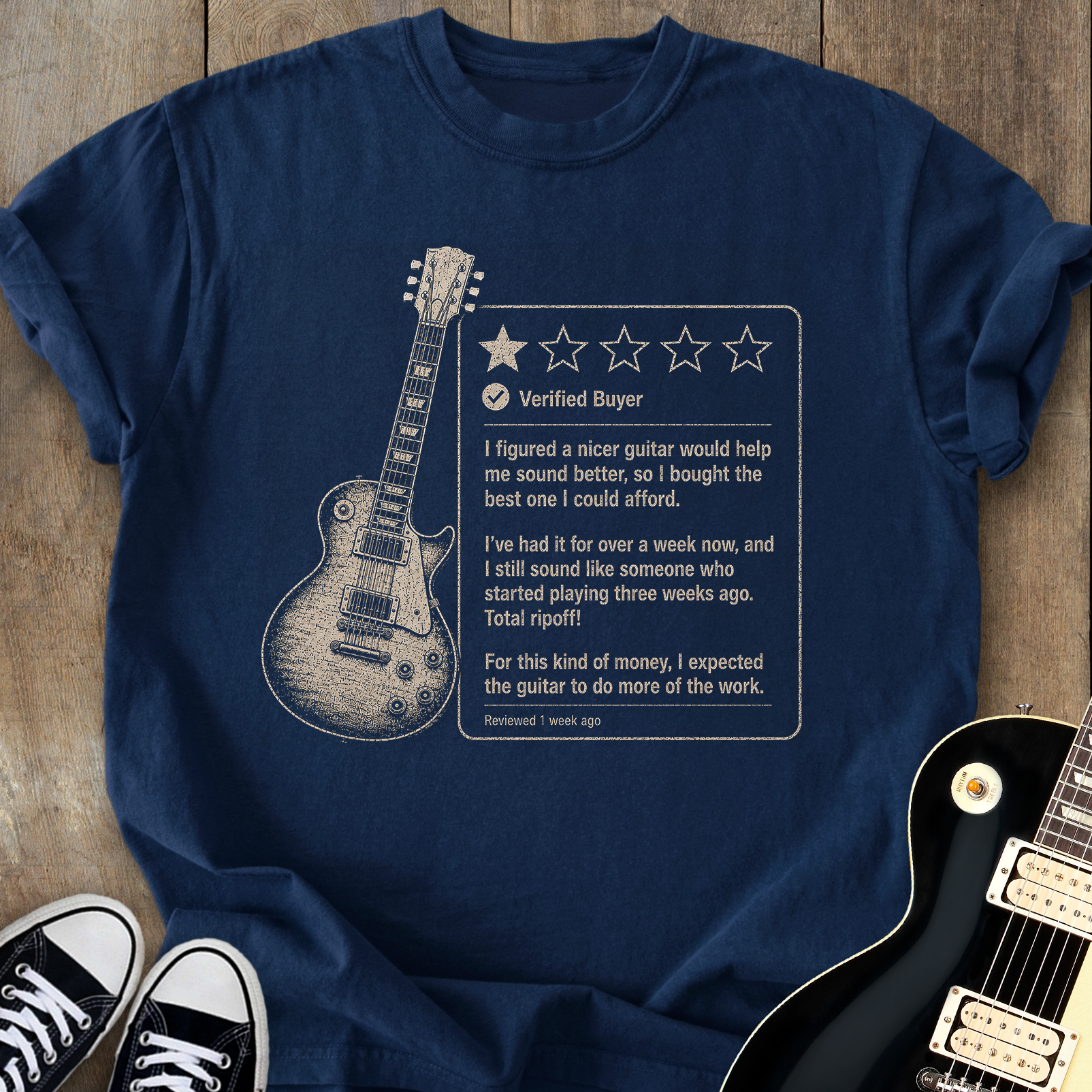 One Star Guitar T-Shirt