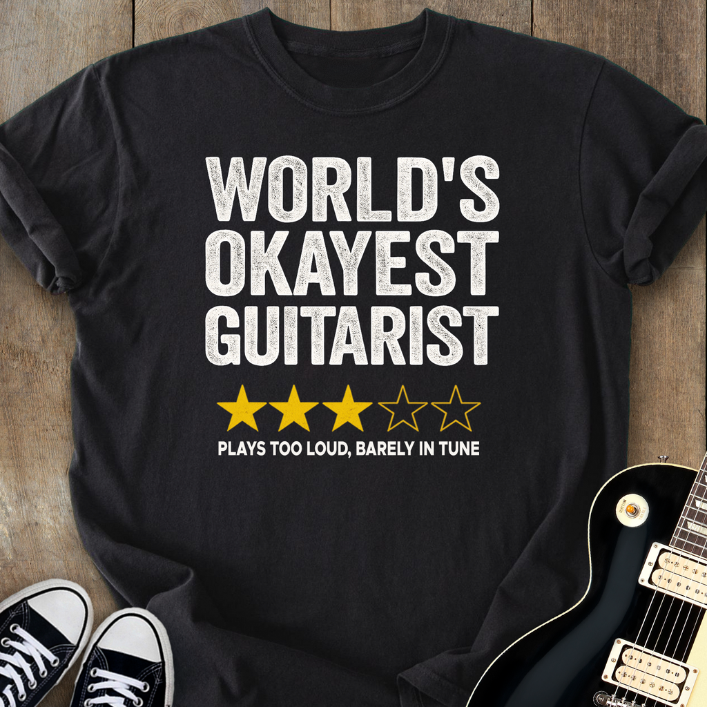 World's Okayest Guitarist T-Shirt