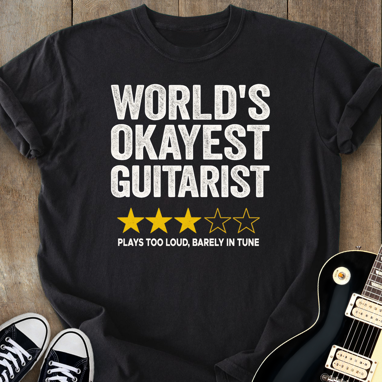 World's Okayest Guitarist T-Shirt
