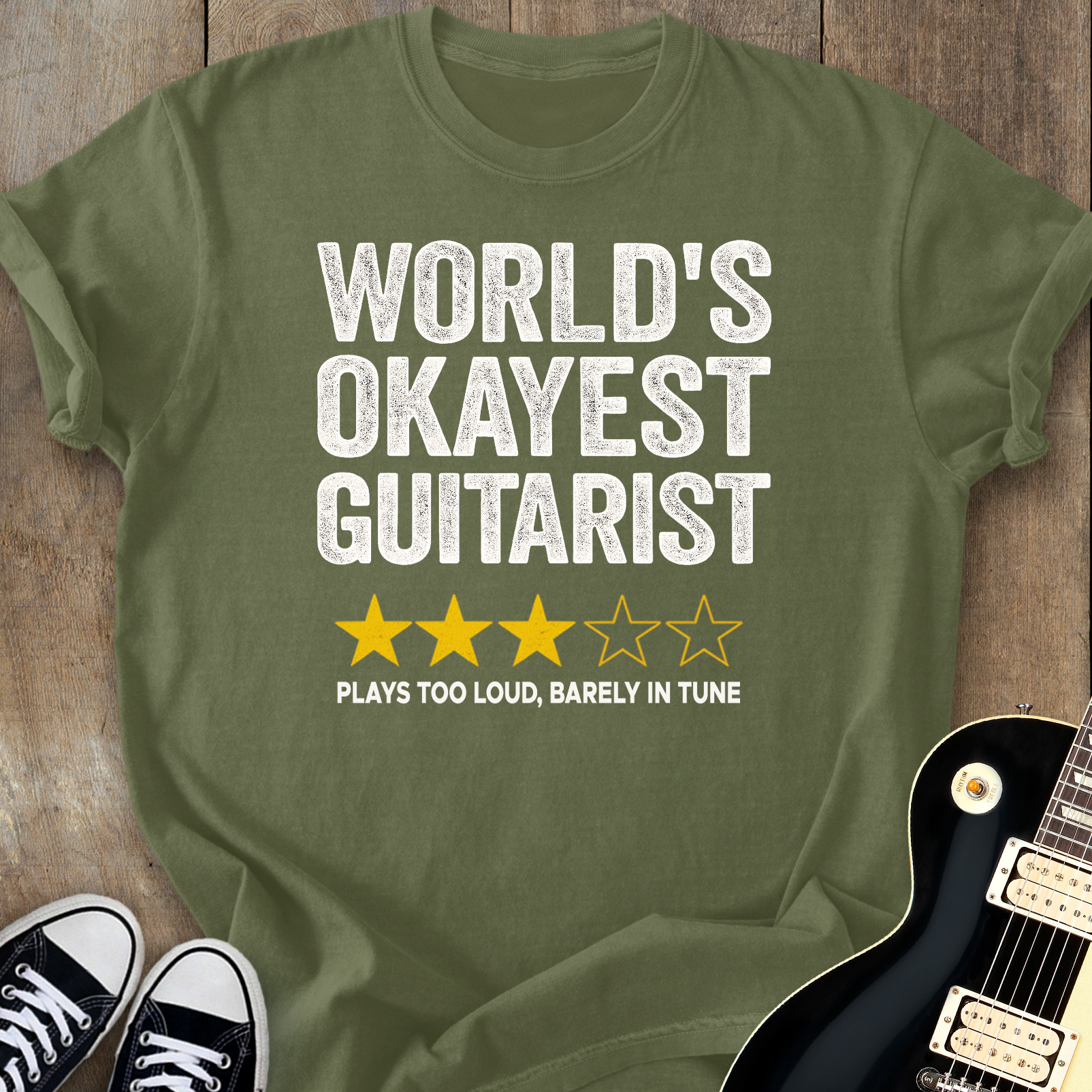 World's Okayest Guitarist T-Shirt
