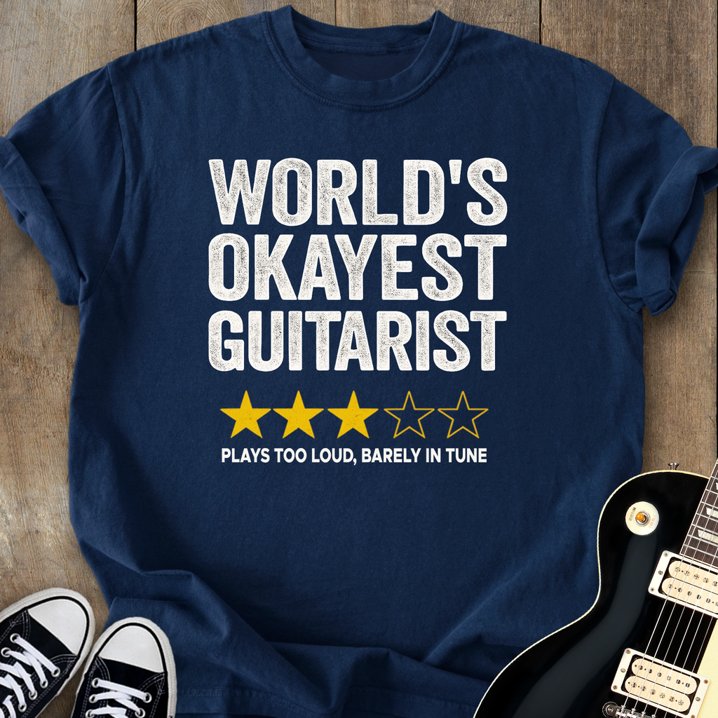 World's Okayest Guitarist T-Shirt