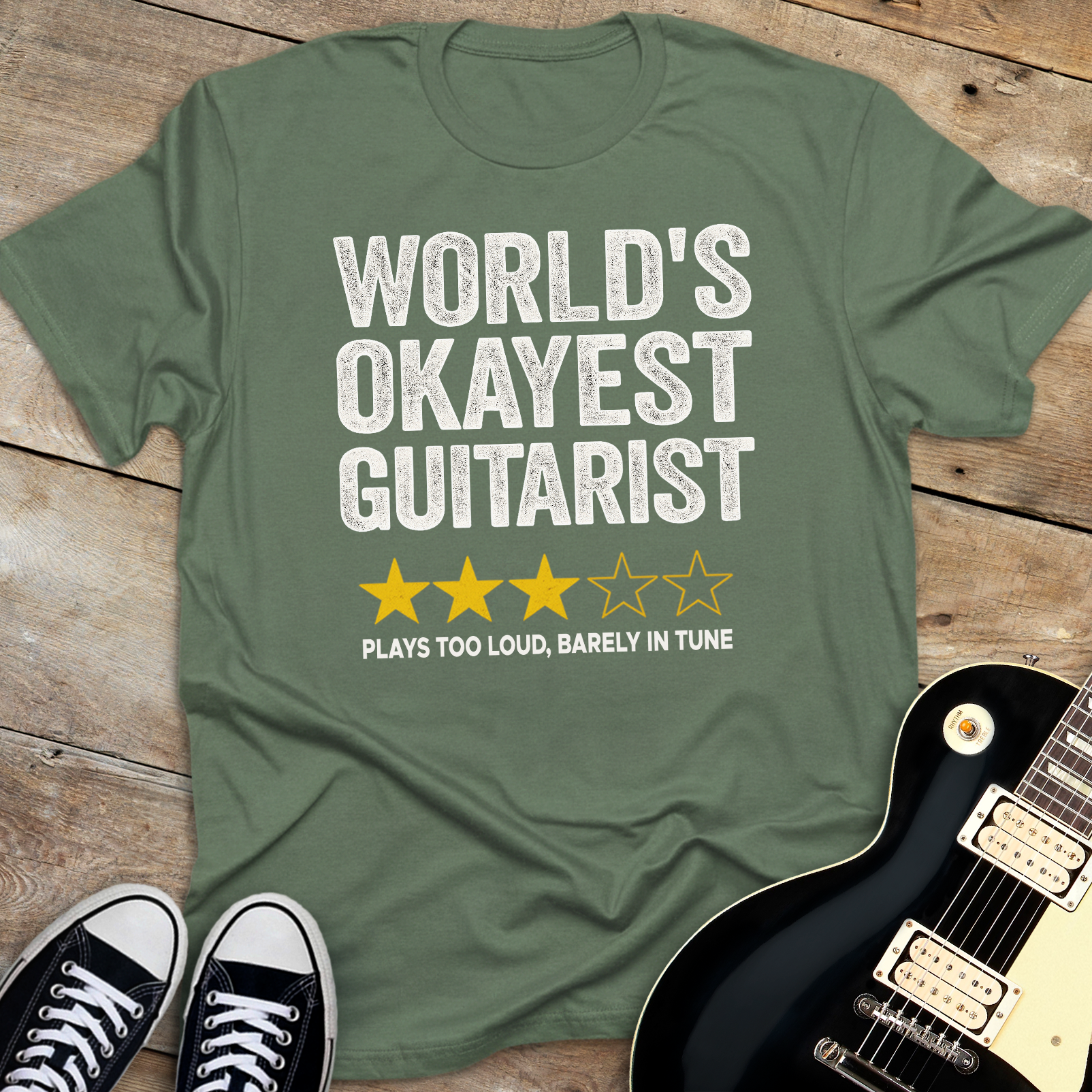 World's Okayest Guitarist T-Shirt
